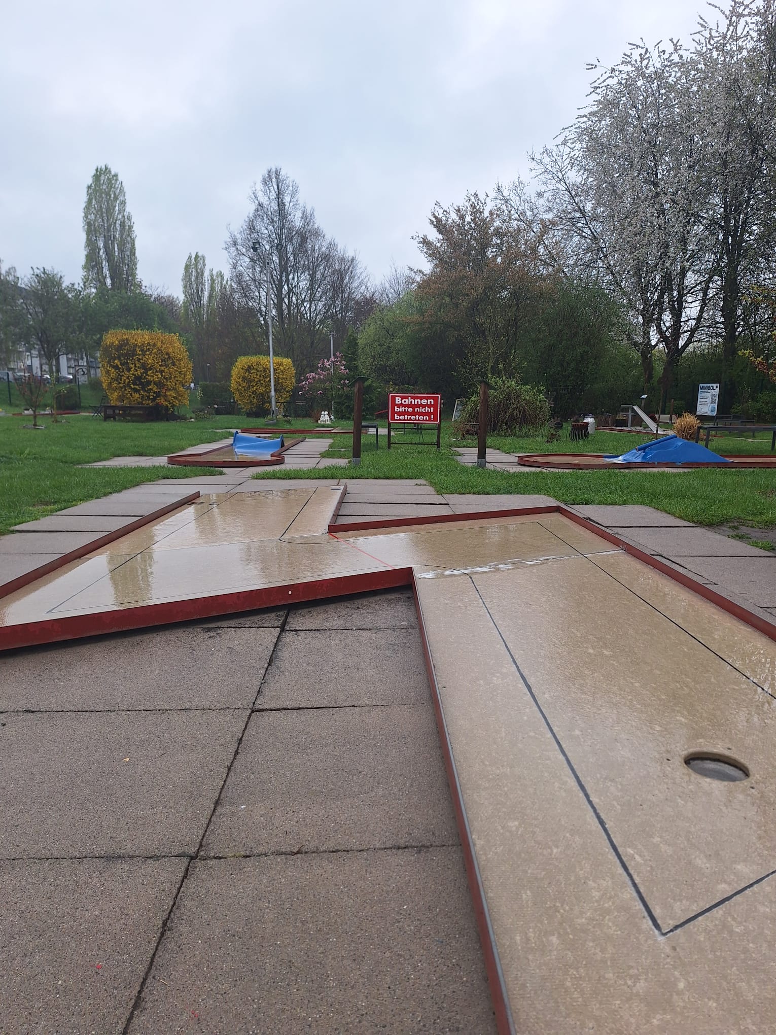 Andauernder Regen in Magdeburg